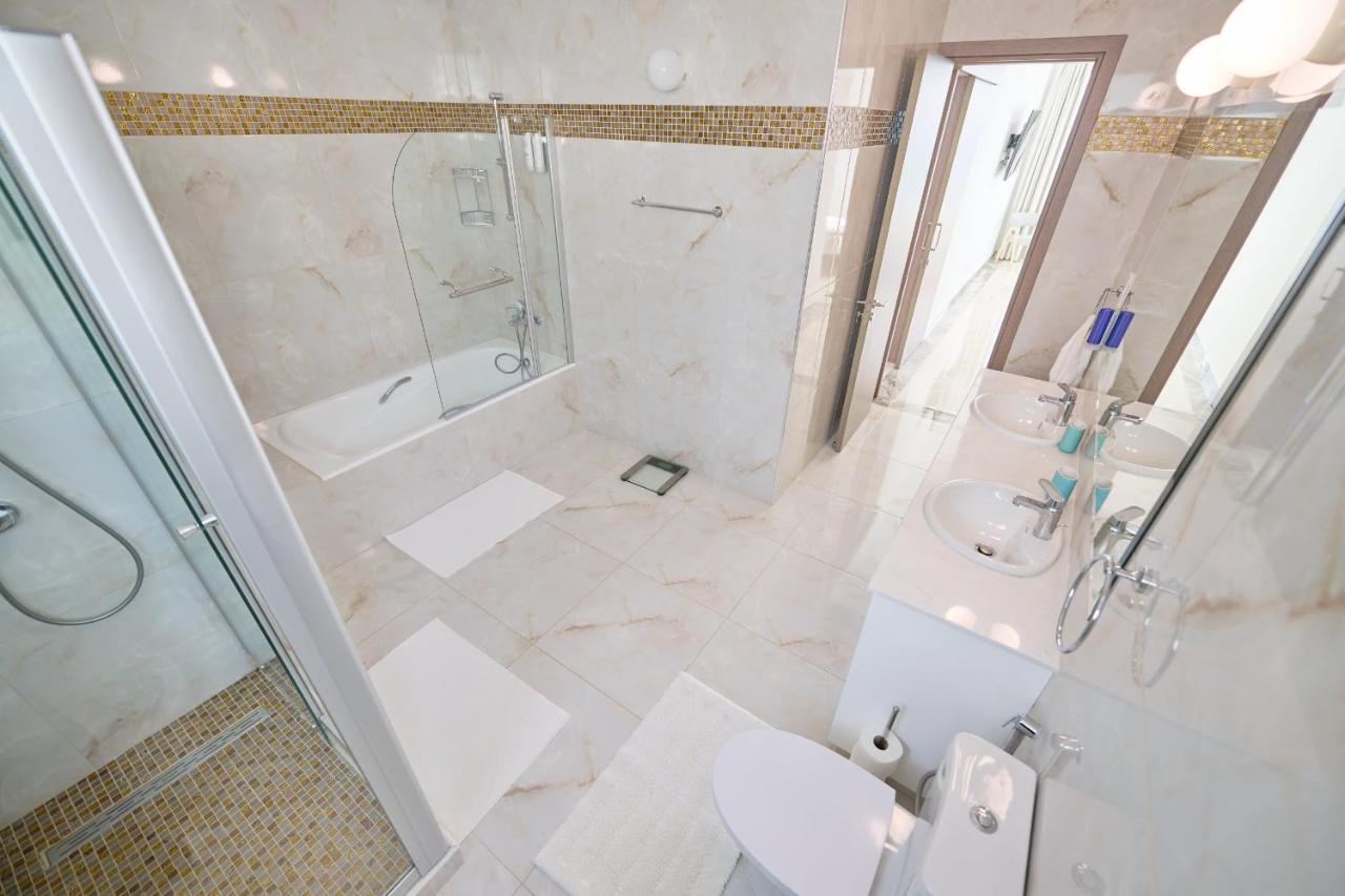 Paphos Olymp Luxury Villa D - Luxury Escape With Direct Beach Access And Unique Sunsets חדר תמונה
