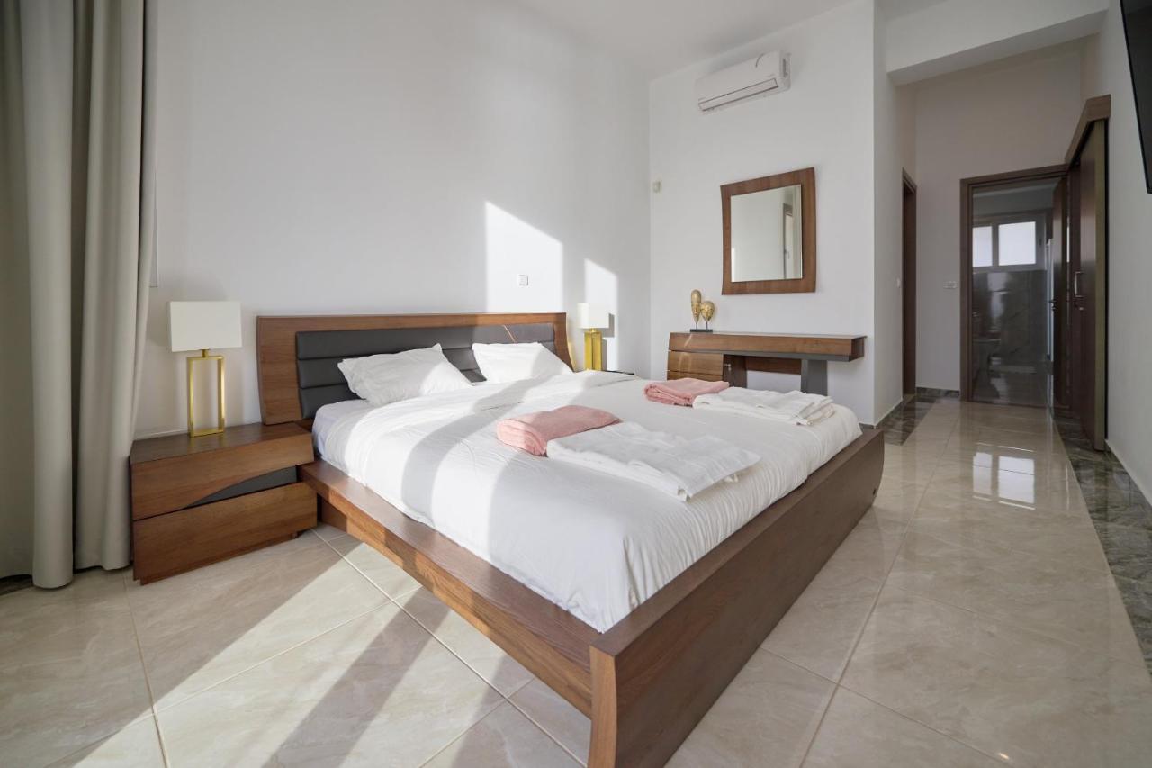 Paphos Olymp Luxury Villa D - Luxury Escape With Direct Beach Access And Unique Sunsets חדר תמונה